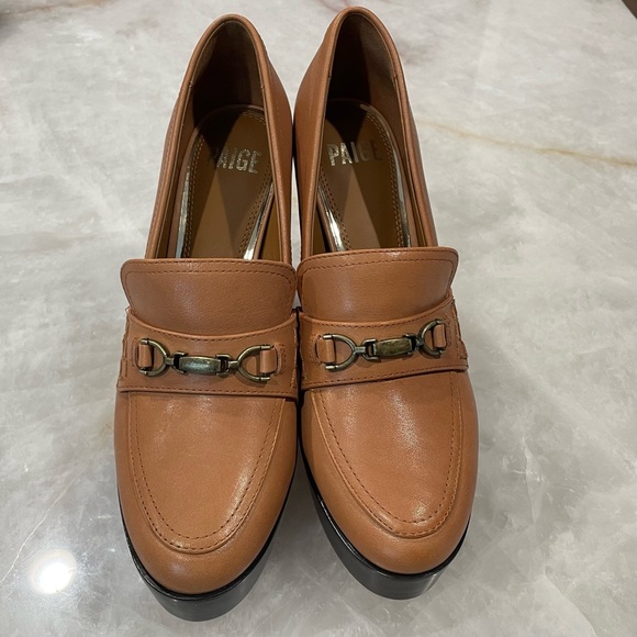 PAIGE Masha Bit Loafer Pump in Cognac - Picture 6 of 7